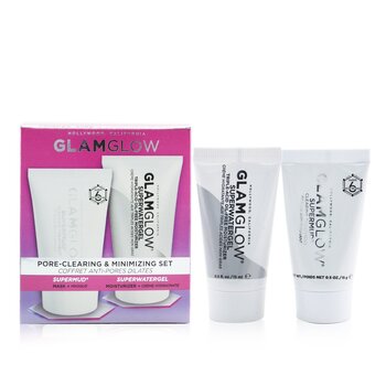 Set per la pulizia e la minimizzazione dei pori: Supermud Clearing Treatment 15g + Superwatergel Moisturizer 15ml