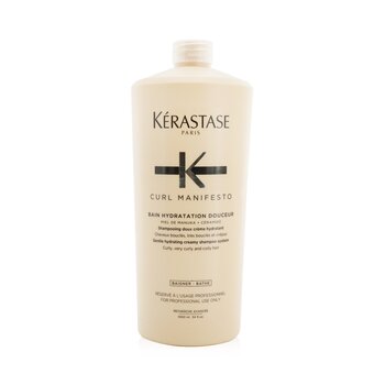 Kerastase Curl Manifesto Bain Hydratation Douceur Shampoo Shampoo cremoso delicato - Per capelli ricci, molto ricci e crespi (formato salone)
