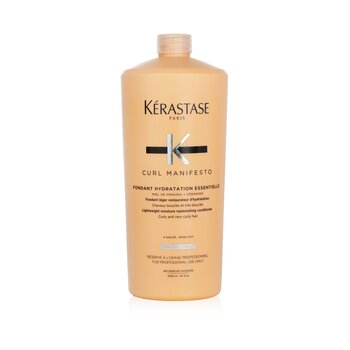 Kerastase Curl Manifesto Fondant Hydratation Essentielle Balsamo idratante leggero e rigenerante - Per capelli ricci e molto ricci (formato salone)