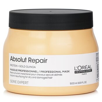 Professionnel Serie Expert - Absolut Repair Gold Quinoa + Protein Instant Resurfacing Mask (per capelli secchi e danneggiati)