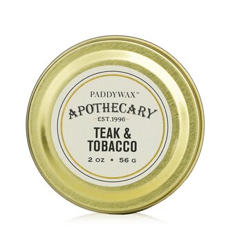 Paddywax Candela da farmacista - Teak e tabacco