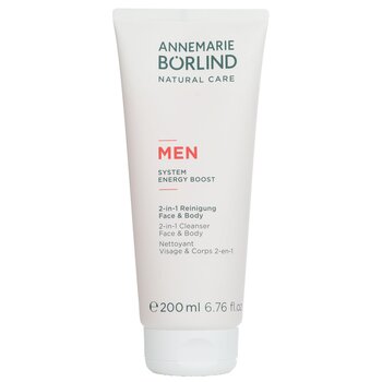 Annemarie Borlind Men System Energy Boost Detergente 2 in 1 Viso e Corpo
