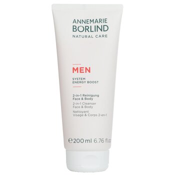 Annemarie Borlind Men System Energy Boost Detergente 2 in 1 Viso e Corpo