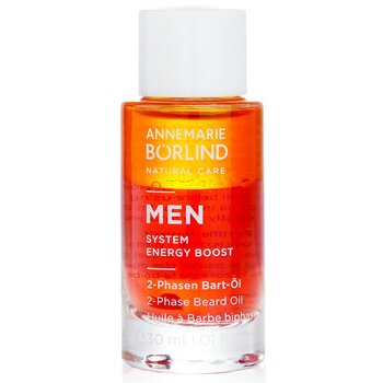 Annemarie Borlind Men System Energy Boost olio da barba a 2 fasi