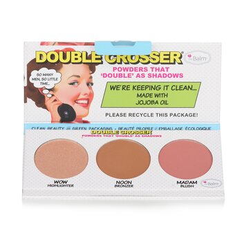 TheBalm Double Crosser (illuminante, bronzer e fard)