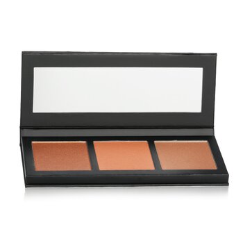 Hyper Real Glow Palette (3x Glow Palette) - # Shimmy Peach, Paradise, Glow Baby Glow