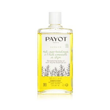 Payot Olio per il corpo rivitalizzante biologico Herbier con olio essenziale di timo