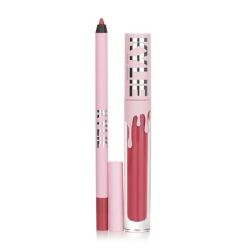 Kit labbra opache: rossetto liquido opaco 3ml + matita labbra 1,1g - #500 Kristen Matte