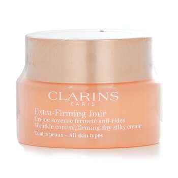 Clarins Extra Firming Jour Wrinkle Control, Crema setosa giorno rassodante (tutti i tipi di pelle)