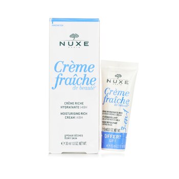 Nuxe Creme Fraiche De Beaute 48HR Set regalo crema idratante ricca (per pelli secche e molto sensibili, anche sensibili)