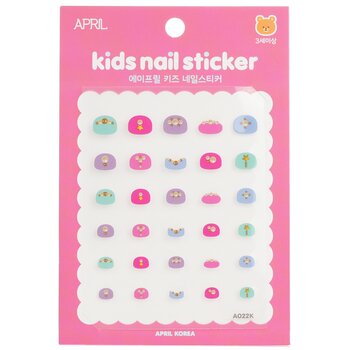 Adesivo per unghie per bambini di aprile - # A022K