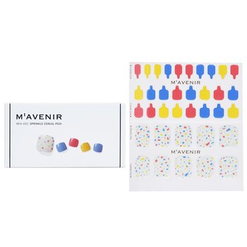 Mavenir Adesivo per unghie (motivo) - # Mint Cream Dot Pedi