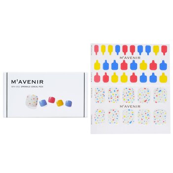 Mavenir Adesivo per unghie (colori assortiti) - # Cospargere cereali Pedi