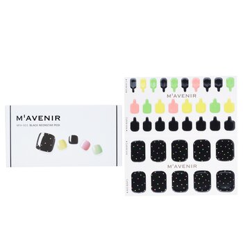 Mavenir Adesivo per unghie (nero) - # Black Neonstar Pedi