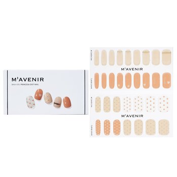 Mavenir Adesivo per unghie (arancione) - # Princesa Dot Nail