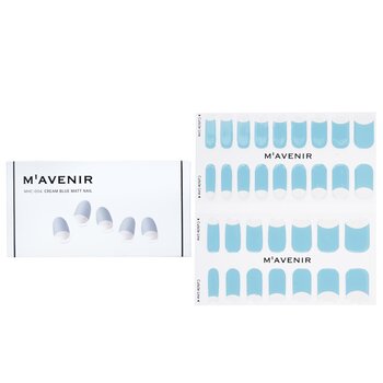 Mavenir Adesivo per unghie (blu) - # Unghie opache blu crema