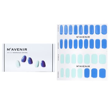 Mavenir Adesivo per unghie (blu) - # Lavaggio Blue Jean Nail