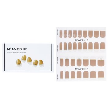 Mavenir Adesivo per unghie (marrone) - # Gold Cafe Latte Nail