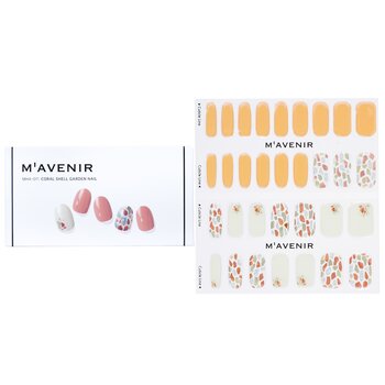 Mavenir Adesivo per unghie (arancione) - # Coral Shell Garden Nail