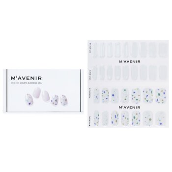 Mavenir Adesivo per unghie (bianco) - # Violeta Blooming Nail