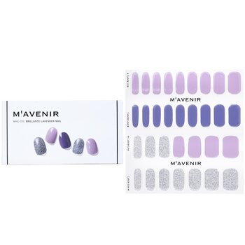 Mavenir Adesivo per unghie (viola) - # Brillante Lavender Nail