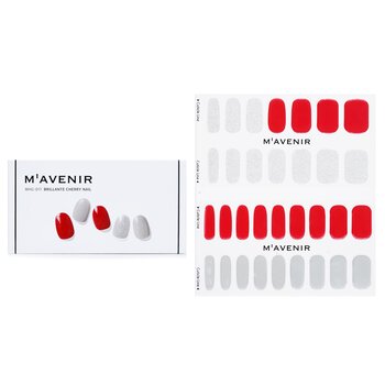 Mavenir Adesivo per unghie (rosso) - # Brillante Cherry Nail