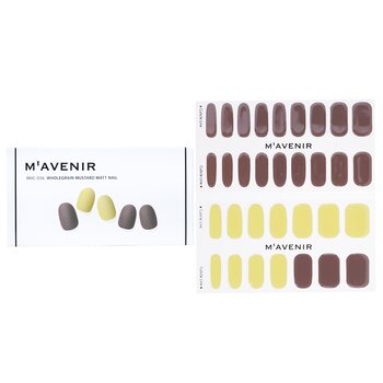 Mavenir Adesivo per unghie (colori assortiti) - # Unghie opache senape integrale