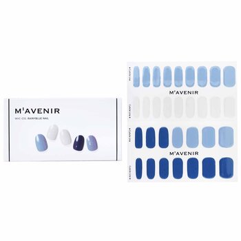 Mavenir Adesivo per unghie (blu) - # Rainyblue Nail