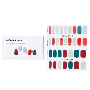 Mavenir Adesivo per unghie (colori assortiti) - # X-Mas In Botanic Garden Nail