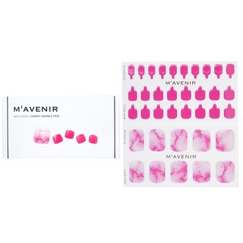 Mavenir Adesivo per unghie (rosa) - # Cherry Marble Pedi
