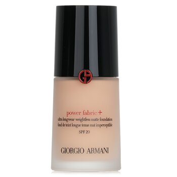 Giorgio Armani Power Fabric+ Ultra Longwear Fondotinta opaco senza peso SPF 20 - # 2.5