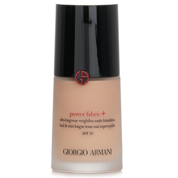 Giorgio Armani Power Fabric+ Ultra Longwear Fondotinta opaco senza peso SPF 20 - # 3.5