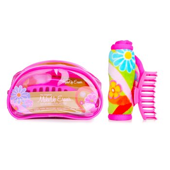 MakeUp Eraser Set Flowerbomb (1x panno per cancellare il trucco + 1x fermaglio per capelli + 1x borsa)