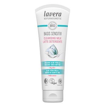 Lavera Latte detergente Basis Sensitiv - Aloe vera biologica e burro di karitè biologico (per pelli secche e sensibili)