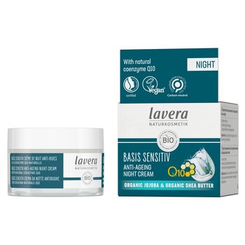 Lavera Base Sensitiv Q10 Crema notte antietà