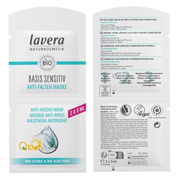 Lavera Maschera antietà Basis Sensitiv Q10