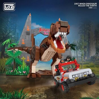 Loz LOZ Mini Blocks - Quando i dinosauri governavano la Terra Set di mattoni da costruzione
