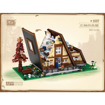 Loz LOZ Mini Blocks - Set di mattoncini da costruzione per cabina triangolare