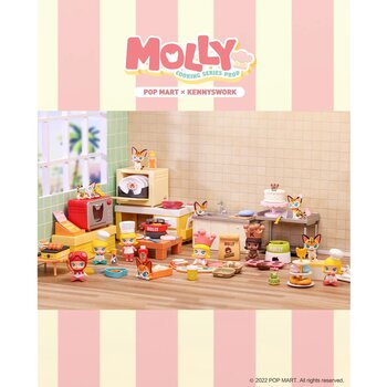 Popmart Molly Cooking Series Prop (scatole cieche individuali)