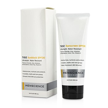 Menscience Protezione solare TiO2 SPF 30 Impermeabile