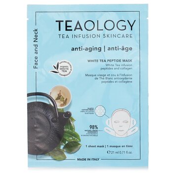 Teaology Maschera viso e collo ai peptidi di tè bianco