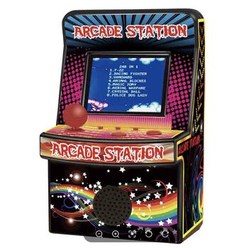 Hobbiesntoys Stazione di gioco arcade da 2,5 pollici a 8 bit con 240 giochi