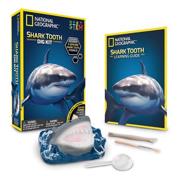 National Geographic Kit per lo scavo dei denti di squalo del National Geographic