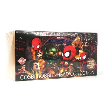 Hot Toy Spider-Man: No Way Home - Collezione Spider-Man Cosbi Bobble-Head (Serie 2) (Confezione da 8 scatole cieche)