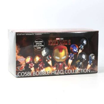 Hot Toy Iron Man 3 - Iron Man Cosbi Bobble-Head Collection (Serie 3) (scatola da 8 scatole cieche)