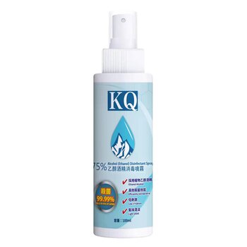KQ KQ - Spray disinfettante alcolico (etanolo) al 75% 100 ml
