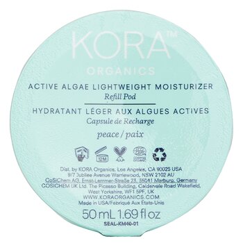 Kora Organics Ricarica idratante leggera alle alghe attive