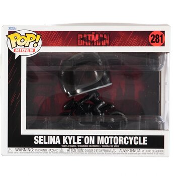 Funko POP! Ride DLX: The Batman-Selina Kyle sulle figure giocattolo della motocicletta