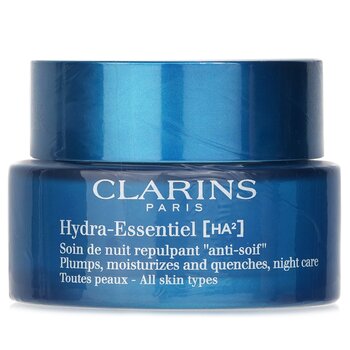 Clarins Hydra-Essentiel [HA²] Crema da notte rimpolpante, idratante e dissetante (per tutte le pelli)