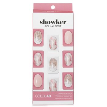 Showker Striscia gel per unghie # CSA101 Rosa scintillante Art. no